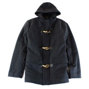 Club Room Mens Wool Hooded Field Jacket